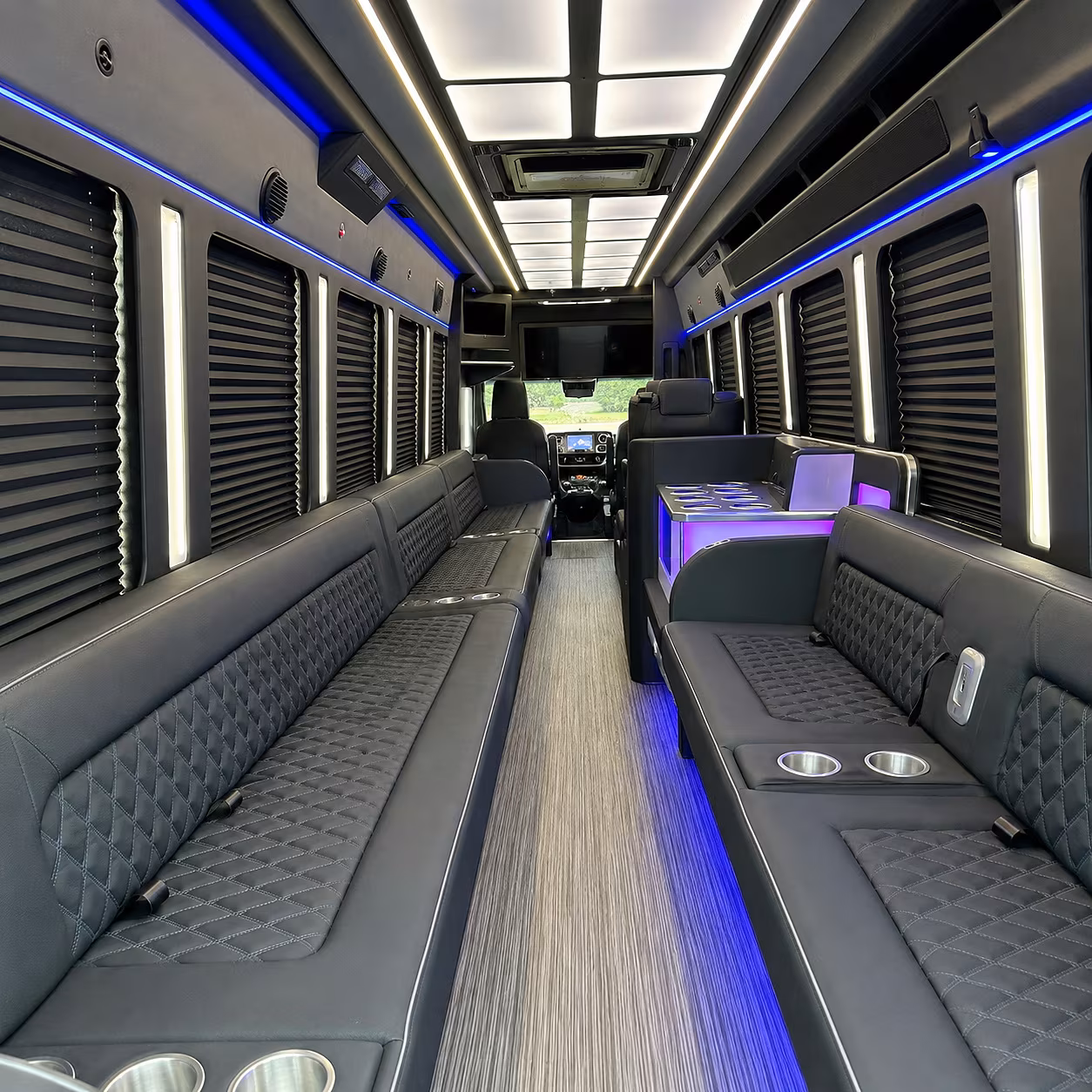 denton party bus rentals inside