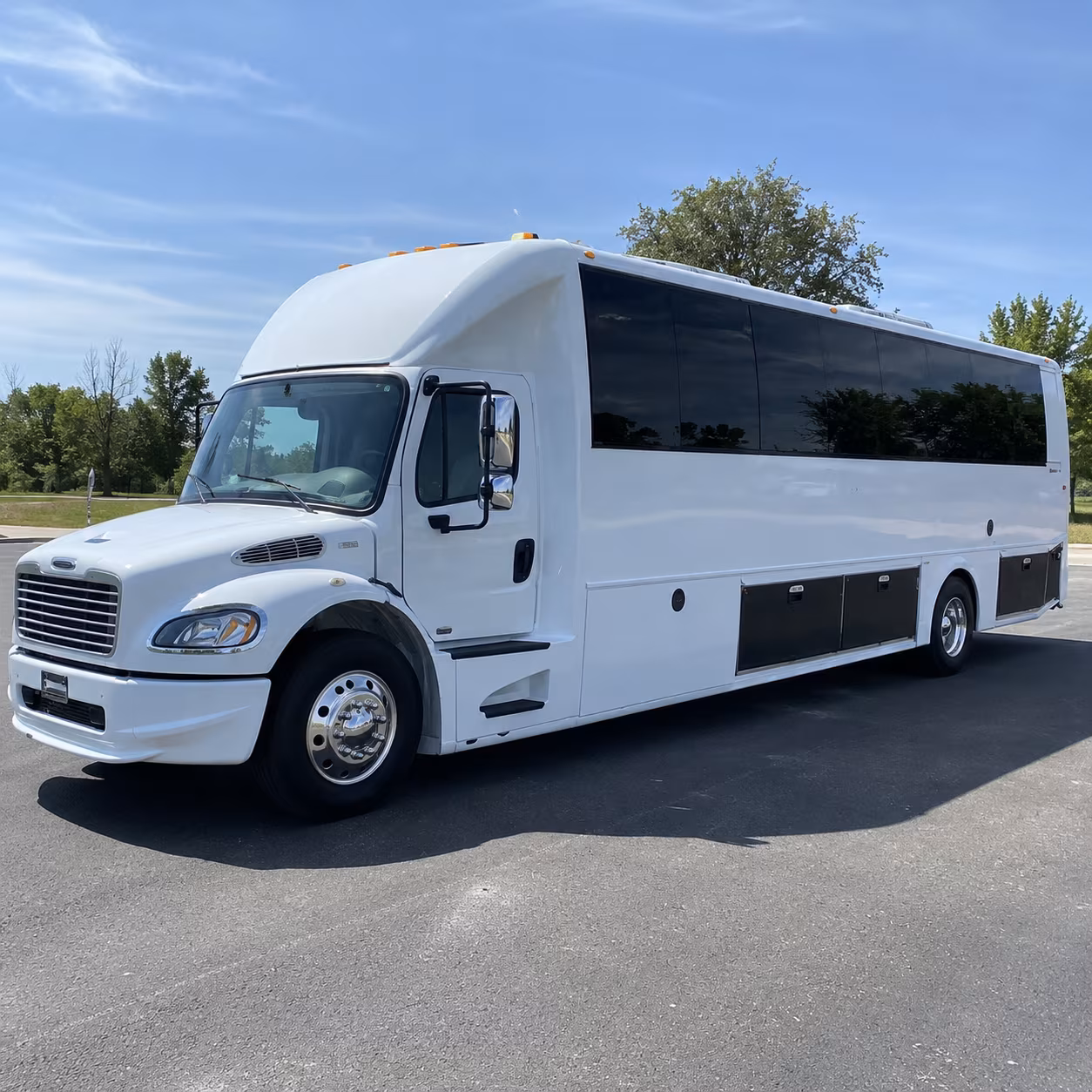 little elm 40 passenger party bus