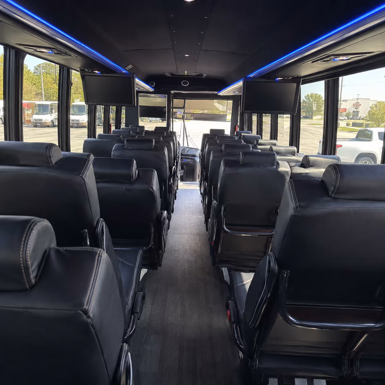 the colony charter bus rentals for teams and fans traveling to away games