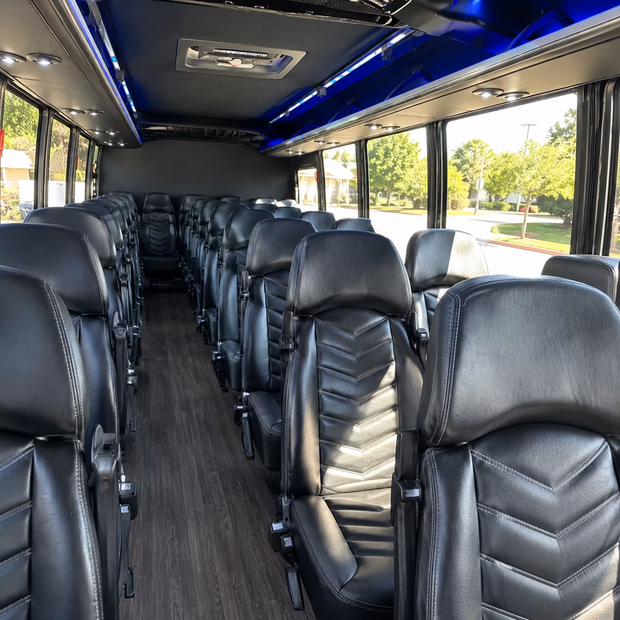 the colony employee charter bus rentals in the colony