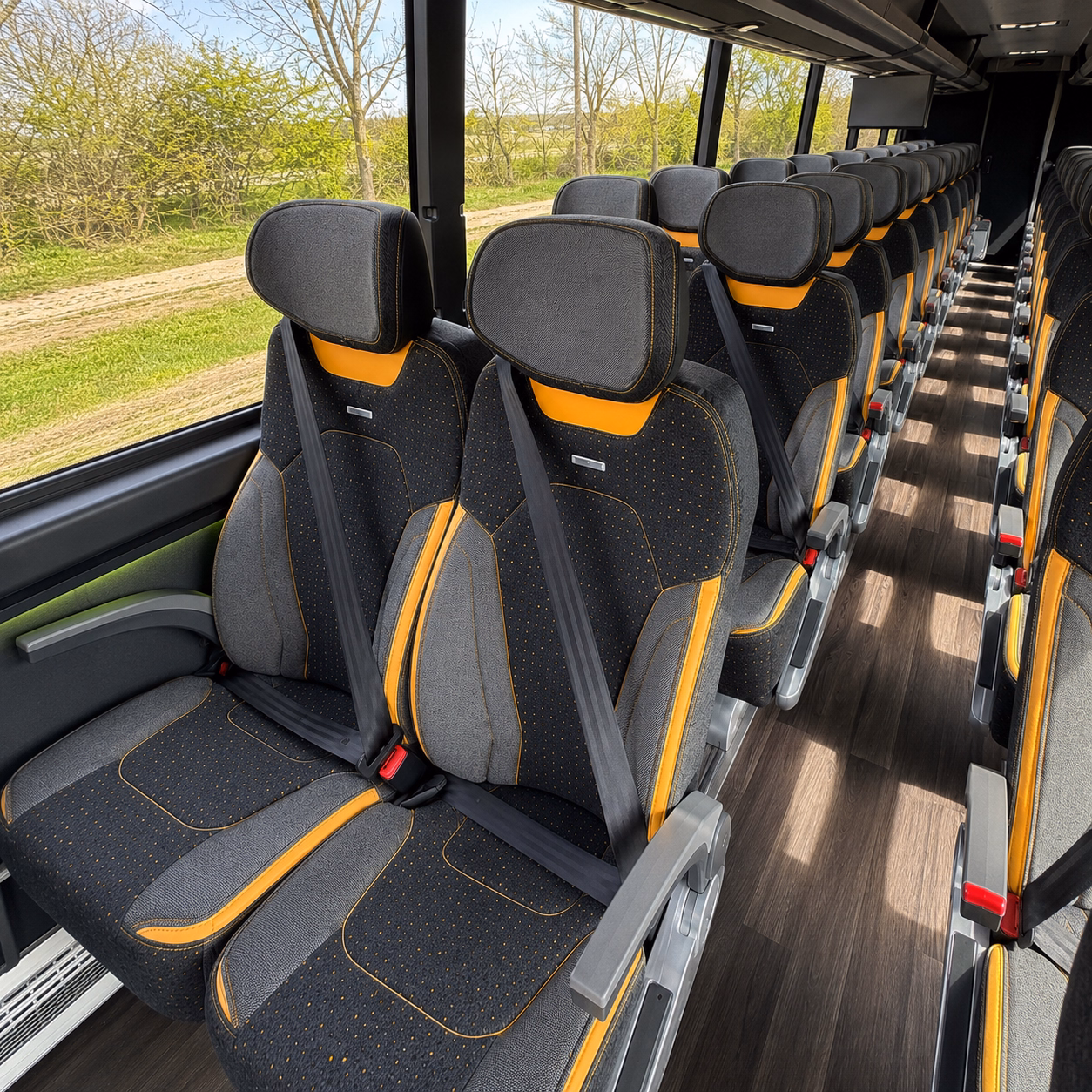 wherever your group is headed from denton there s a bus in the network ready for the trip