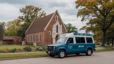 book a shuttle from the branch church