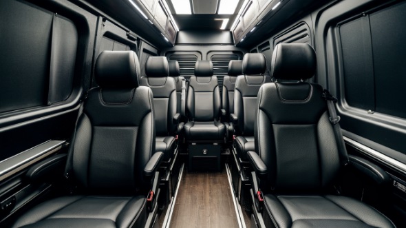 denton sprinter van with driver interior